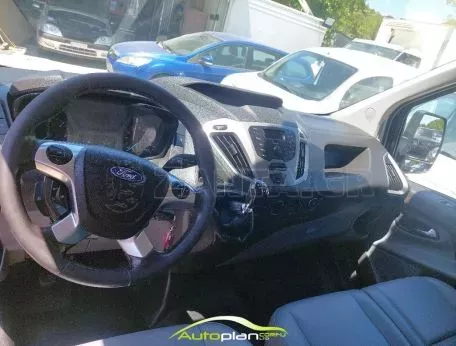 Ford Custom 2016 long ! 2 πλαινες ! 3 θέσεων! 