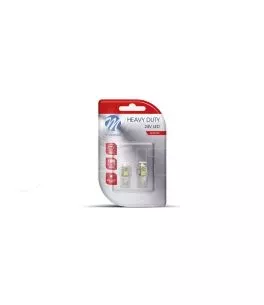 T10 W5W 24V W1,2x9,5d LED 5xSMD5050 ΛΕΥΚΟ (ΚΑΡΦΩΤΟ ΑΚΑΛΥΚΟ) BLISTER 2ΤΕΜ. M-TECH 