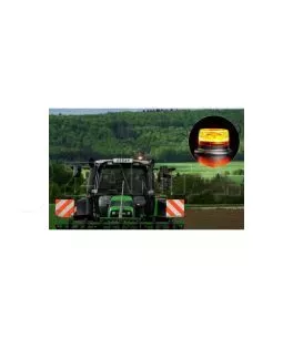 Φάρος Ασφαλείας Αυτοκινήτου Osram Led Beacon Light 12/24Volt 1900K 148 x 89 mm Πορτοκαλί RΒL102 