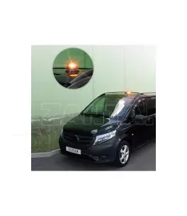 Φάρος Ασφαλείας Αυτοκινήτου Osram Led Beacon Light 12/24Volt 1900K 148 x 89 mm Πορτοκαλί RΒL102 