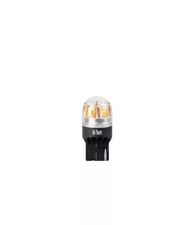 W21W (T20) 12/24V W3x16d 15x2835SMD LED CAN-BUS ΠΟΡΤΟΚΑΛΙ PLATINIUM M-TECH - 1 ΤΕΜ