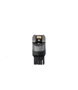 WY21W (T20) 12/24V W3x16d 6xSMD3020 CAN-BUS ΠΟΡΤΟΚΑΛΙ LIMITED BLACK BLISTER M-TECH - 1 Τεμ. 