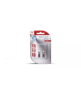 T10 W5W 24V W2.1x9.5d 8xSMD2835 LED CAN-BUS ΛΕΥΚΟ HEAVY DUTY BLISTER M-TECH - 2 Τεμ. 