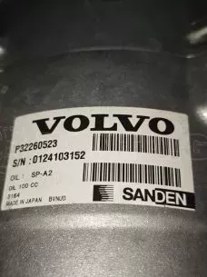 ΚΟΜΠΡΕΣΕΡ A/C – P32260523 – VOLVO XC 60  HYBRID-  ’20. 