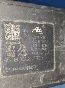 ΜΟΝΑΔΑ ABS - 9817031680 / 100625-32871 / 100915 -39473 / 285153 - 97083 -PEUGEOT - CITROEN - '12 - '16. 