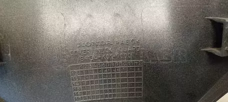 Πλαστικό Κάλυμμα Λαιμού από HONDA SH125i - 81134-K01-9000 
