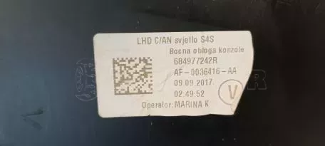Πλαϊνό Αριστερό Κάλυμμα από Smart ForFour - A4536802605 A4536802805 684977242R AF-0036416-AA 