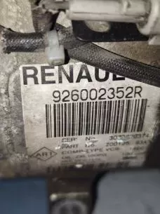 ΚΟΜΠΡΕΣΕΡ A/C – 926002352R - RENAULT – ’12 – ’21. 