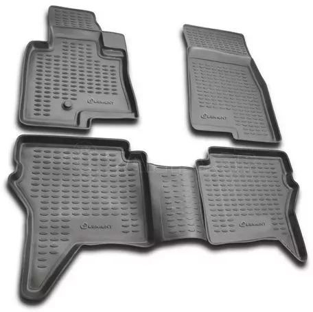 Novline ΜΑΡΚΕ ΠΑΤΑΚΙΑ ΣΕ ΣΚΑΦΗ TPE ΛΑΣΤΙΧΟ ΓΙΑ MITSUBISHI PAJERO 3D 11/2006-2019  ΣΕ ΑΝΘΡΑΚΙ ΣΚΟΥΡΟ ΓΚΡΙ ΧΡΩΜΑ NOVLINE - 4 ΤΕΜ. NLC.35.18.211/NV 