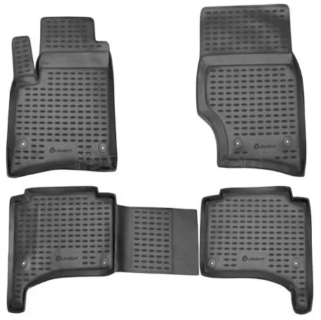 Novline ΜΑΡΚΕ ΠΑΤΑΚΙΑ ΣΕ ΣΚΑΦΗ TPE ΛΑΣΤΙΧΟ ΓΙΑ VW TOUAREG 01/2003-04/2010  ΣΕ ΑΝΘΡΑΚΙ ΣΚΟΥΡΟ ΓΚΡΙ ΧΡΩΜΑ NOVLINE - 4 ΤΕΜ. NLC.51.01.211/NV 