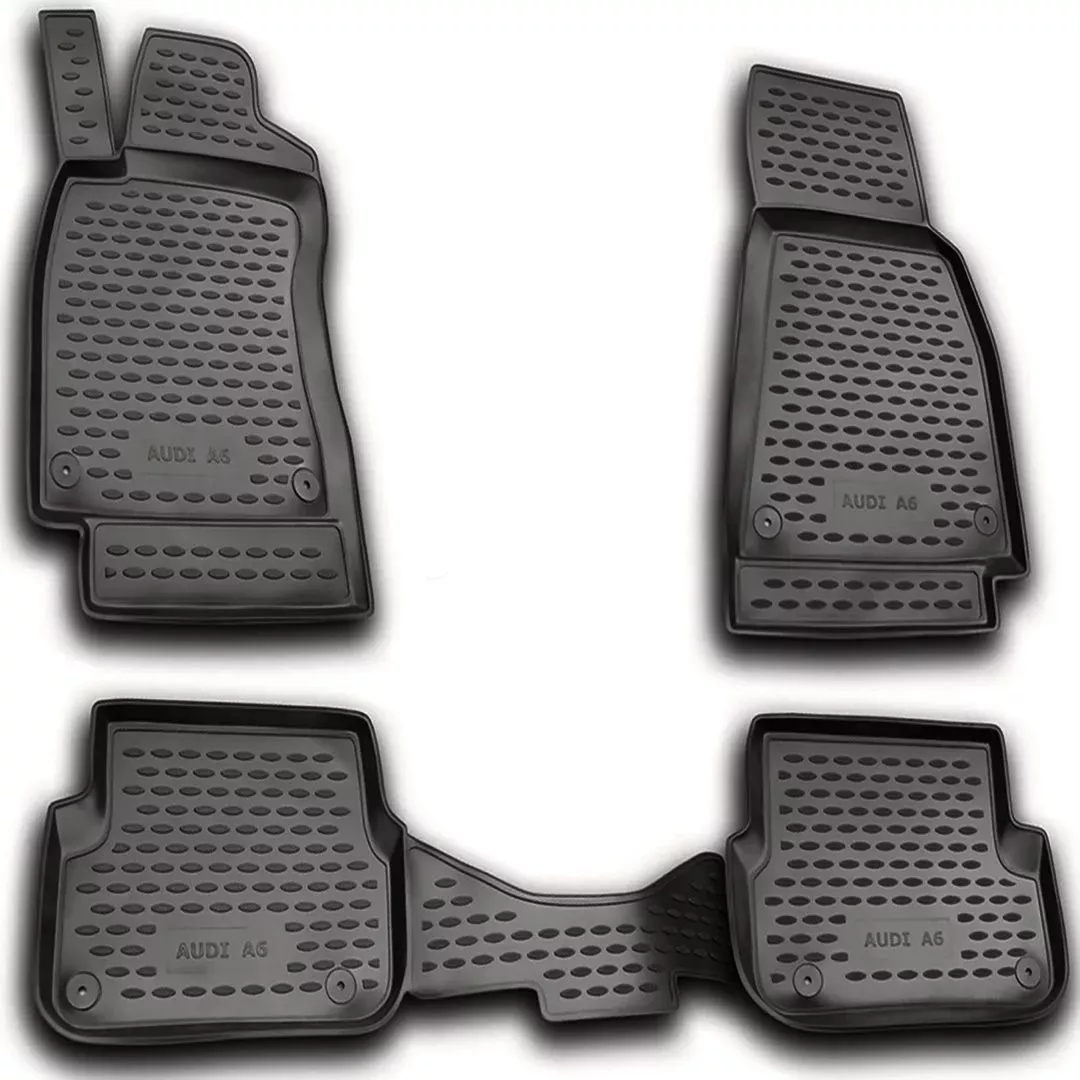 Novline ΜΑΡΚΕ ΠΑΤΑΚΙΑ ΣΕ ΣΚΑΦΗ TPE ΛΑΣΤΙΧΟ ΓΙΑ AUDI A6 2006-2011 ΣΕ ΑΝΘΡΑΚΙ ΣΚΟΥΡΟ ΓΚΡΙ ΧΡΩΜΑ NOVLINE - 4 ΤΕΜ. NLC.04.08.211N