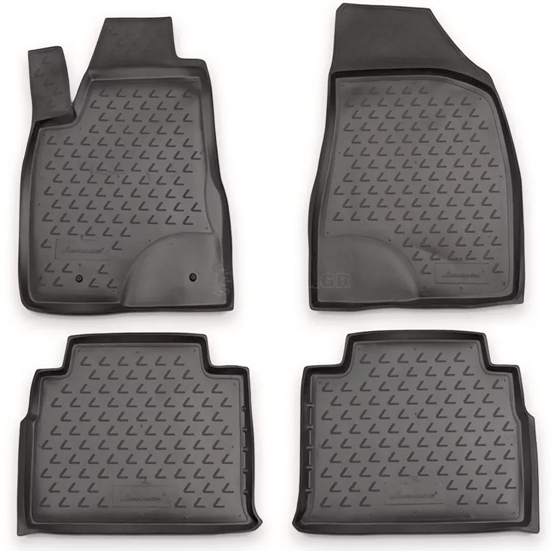 Novline ΜΑΡΚΕ ΠΑΤΑΚΙΑ ΣΕ ΣΚΑΦΗ TPE ΛΑΣΤΙΧΟ ΓΙΑ LEXUS RX 350 2003-2009 ΣΕ ΑΝΘΡΑΚΙ ΣΚΟΥΡΟ ΓΚΡΙ ΧΡΩΜΑ NOVLINE - 4 ΤΕΜ. NLC.29.09.211/NV