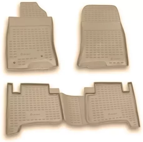 Novline ΜΑΡΚΕ ΠΑΤΑΚΙΑ ΣΕ ΣΚΑΦΗ TPE ΛΑΣΤΙΧΟ ΓΙΑ TOYOTA LAND CRUISER PRADO 01/2003-12/2009  ΣΕ ΜΠΕΖ ΧΡΩΜΑ NOVLINE - 4 ΤΕΜ. NLC.48.01.212K/NV 