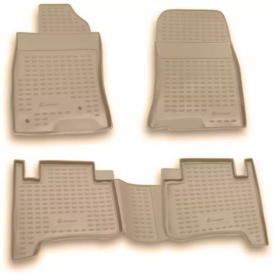 Novline ΜΑΡΚΕ ΠΑΤΑΚΙΑ ΣΕ ΣΚΑΦΗ TPE ΛΑΣΤΙΧΟ ΓΙΑ TOYOTA LAND CRUISER PRADO 01/2003-12/2009 ΣΕ ΜΠΕΖ ΧΡΩΜΑ NOVLINE - 4 ΤΕΜ. NLC.48.01.212K/NV