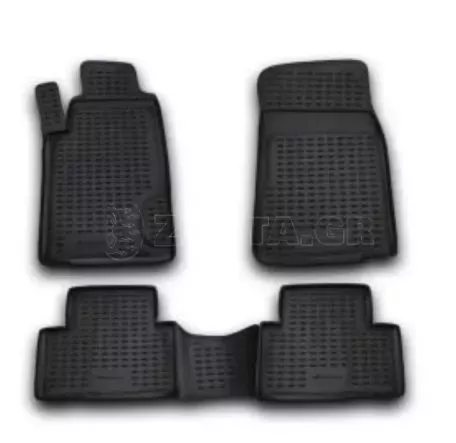 Novline ΜΑΡΚΕ ΠΑΤΑΚΙΑ ΣΕ ΣΚΑΦΗ TPE ΛΑΣΤΙΧΟ ΓΙΑ SSANGYONG REXTON 2001-2006  ΣΕ ΜΑΥΡΟ ΧΡΩΜΑ NOVLINE - 4 ΤΕΜ. NLC.61.01.210/NV 