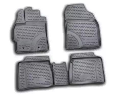 Novline ΜΑΡΚΕ ΠΑΤΑΚΙΑ ΣΕ ΣΚΑΦΗ TPE ΛΑΣΤΙΧΟ ΓΙΑ TOYOTA PRIUS 10/2009-2016  ΣΕ ΜΑΥΡΟ ΧΡΩΜΑ NOVLINE - 4 ΤΕΜ. NLC.48.22.210/NV 