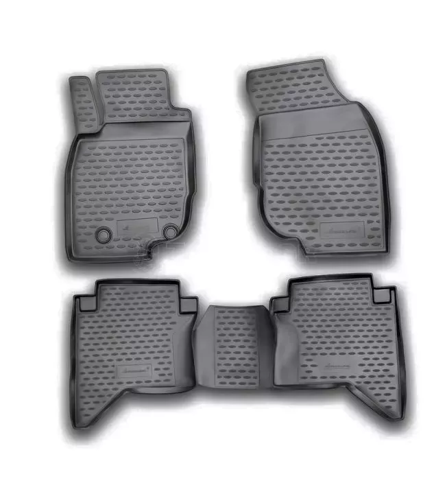 Novline ΜΑΡΚΕ ΠΑΤΑΚΙΑ ΣΕ ΣΚΑΦΗ TPE ΛΑΣΤΙΧΟ ΓΙΑ TOYOTA HILUX 4D 2011-2015 ΣΕ ΜΑΥΡΟ ΧΡΩΜΑ NOVLINE - 4 ΤΕΜ. NLC.48.52.210K/NV