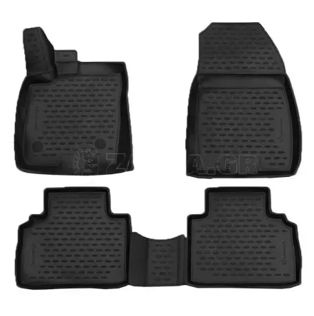 Novline ΜΑΡΚΕ ΠΑΤΑΚΙΑ ΣΕ ΣΚΑΦΗ TPE ΛΑΣΤΙΧΟ ΓΙΑ FORD TOURNEO COURIER 12/2014+   ΣΕ ΜΑΥΡΟ ΧΡΩΜΑ NOVLINE - 4 ΤΕΜ. EXP.NLC.3D.16.68.210K/NV 