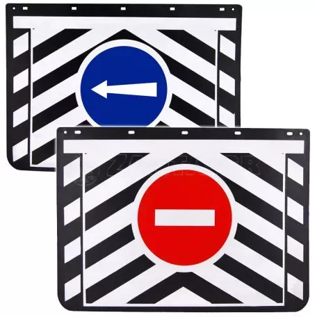 Λασπωτήρες 45x30cm Βέλος/Στοπ Ζευγάρι 2 Τεμάχια 