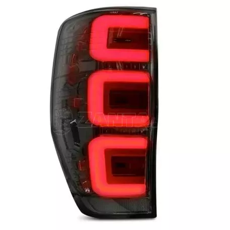 Πισινά Φανάρια Set Για Ford Ranger T6 T7 T8 12-20 Led Bar Dynamic Black Full Led 