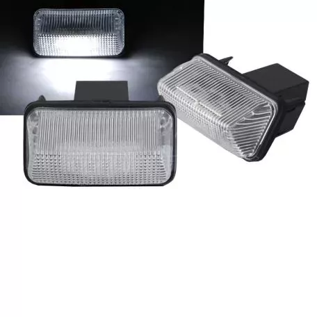 Led Φαναράκια Πινακίδας Για Toyota Auris E15 Hatchback 06-12, Corolla E12 00-08 & E15 07-19, Avensis T25 03-08 , T30 08-19 , Prius 11-19 , Verso 09-19 Ζευγάρι 2 Τεμάχια 