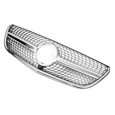 Μάσκα Για Mercedes-Benz V-Class W447 15-19 Diamond Look Ασημί/Χρώμιο 1 Τεμάχιο 