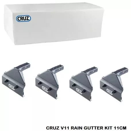 Πόδια / Άκρα Για Μπάρες & Σχάρες Οροφής CRUZ LCV 933-071 Νεροχύτη Universal V11 11cm Σετ 4 Τεμάχια 