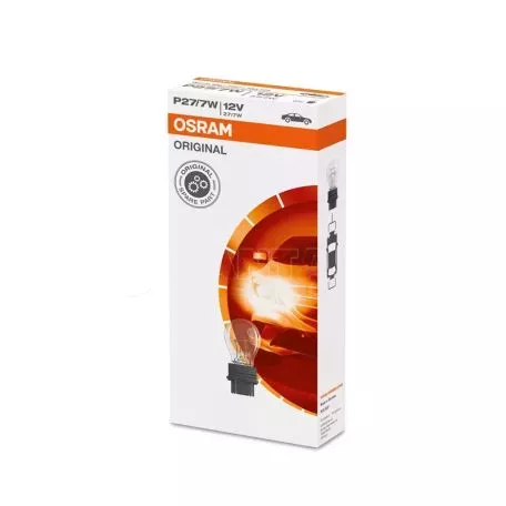 Λάμπα Αλογόνου S8 Ρ27/7W W2.5X16Q Διπολική 12V 27w Osram Original 3157 1 Τεμάχιο 