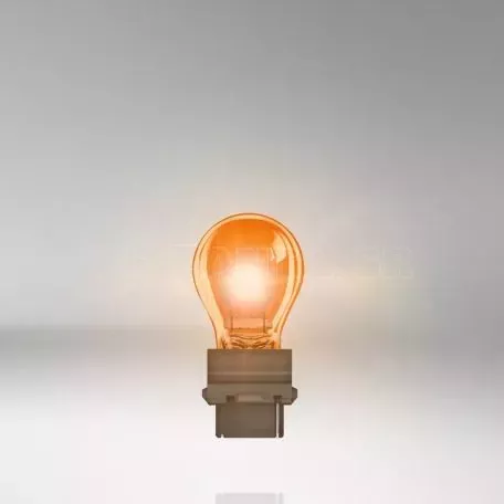 Λάμπα Φλας Αλογόνου PY27/7W WX2.5X16Q Πορτοκαλί 12volt 27/7 watt Osram Original 3757AK 1Τεμάχιο 