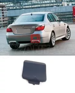 Κάλυμμα Γάντζου Ρυμούλκησης Πίσω Για Bmw 5 E60+LCI Rr. -///M5- 2002-09 51127898121 1 Τεμάχιο 