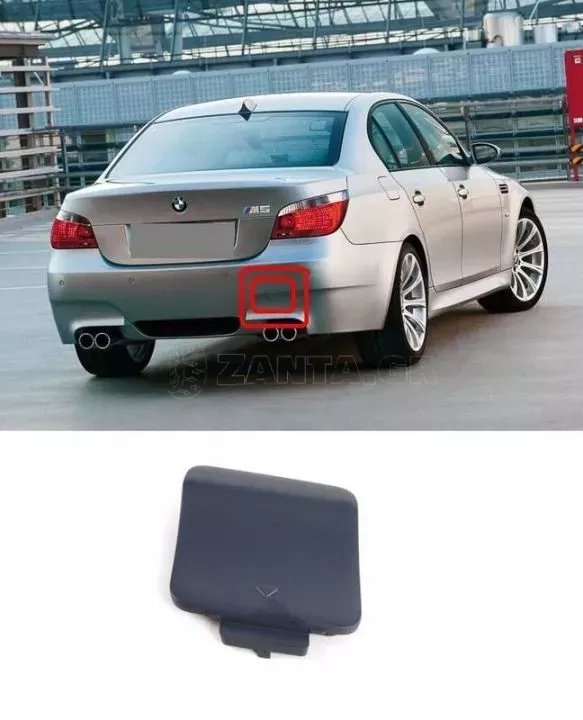 Κάλυμμα Γάντζου Ρυμούλκησης Πίσω Για Bmw 5 E60+LCI Rr. -///M5- 2002-09 51127898121 1 Τεμάχιο