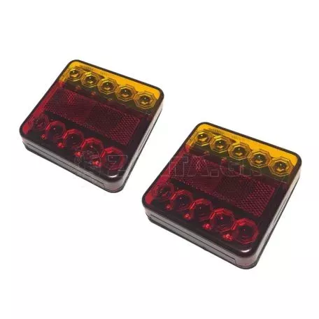 Φανάρια Τρέιλορ Led 12 Volt 95x95x20 mm 1 Τεμάχιο 