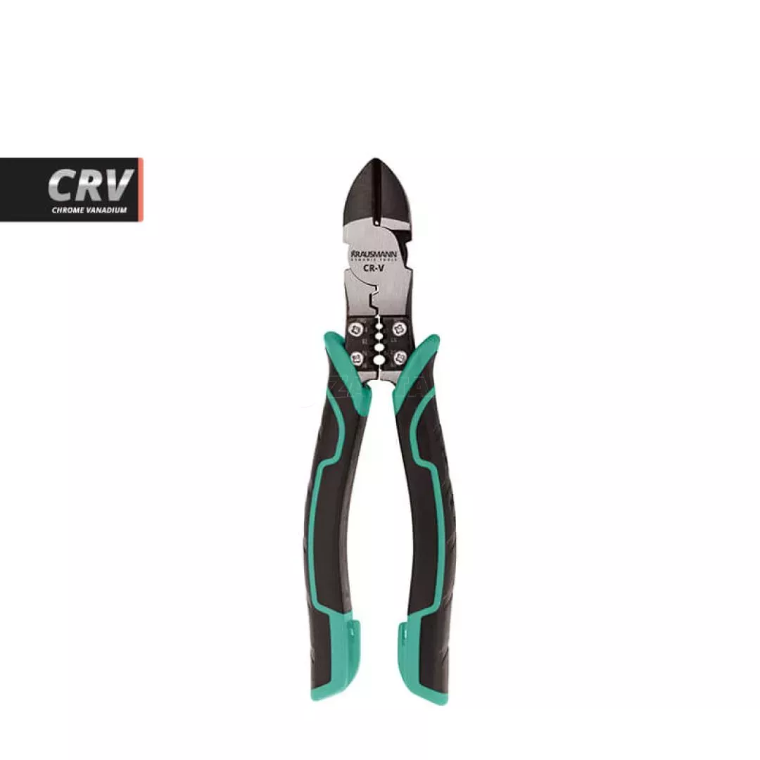 Πλαγιοκόφτης – Γδάρτης Καλωδίων 7.5" 190mm CR-V Krausmann H03206