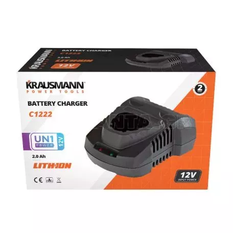 Παλμικό Κατσαβίδι Mini 12V + 2 Μπαταρίες 2.0Ah Με Φορτιστή Και Τσάντα Krausmann U73012-22S 