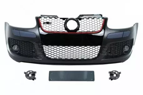 Μπροστινός Προφυλακτήρας Για VW Golf V (5) 03-08 GTI Look Με Μάσκα & Προβολείς Ομίχλης 