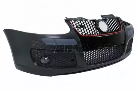 Μπροστινός Προφυλακτήρας Για VW Golf V (5) 03-08 GTI Look Με Μάσκα & Προβολείς Ομίχλης 