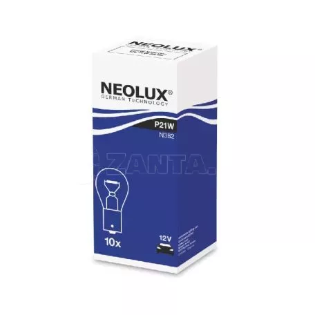 Λάμπα Αλογόνου P21W BA15S 12V Μονοπολική Neolux By Osram N382 1 Τεμάχιο 