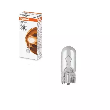 Λάμπα Αλογόνου T10 W5W 12V W2.1x9.5D Osram 2825 1 Τεμάχιο 