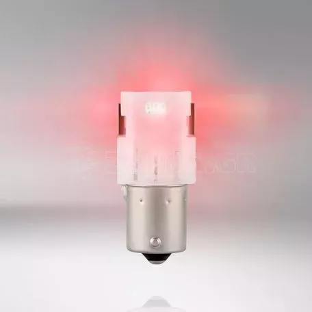 Λάμπες Led P21W Μονοπολικές BA15S 12volt 1.4 watt Κόκκινες Osram 7506DRP-02B 2 Τεμάχια 