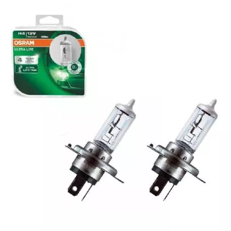 Λάμπες Αλογόνου H4 12V 60/55w Ultra Life Osram 64193ULT 2 Τεμάχια 