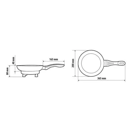 Lampa ΤΗΓΑΝΙ ΗΛΕΚΤΡΙΚΟ ELECTRIC FRYING PAN 12V 180W 13A Φ20cm 360ml ΜΕ ΦΙΣ ΑΝΑΠΤΗΡΑ LAMPA - 1 ΤΕΜ. L9712.4 