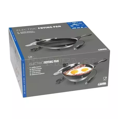 Lampa ΤΗΓΑΝΙ ΗΛΕΚΤΡΙΚΟ ELECTRIC FRYING PAN 12V 180W 13A Φ20cm 360ml ΜΕ ΦΙΣ ΑΝΑΠΤΗΡΑ LAMPA - 1 ΤΕΜ. L9712.4 
