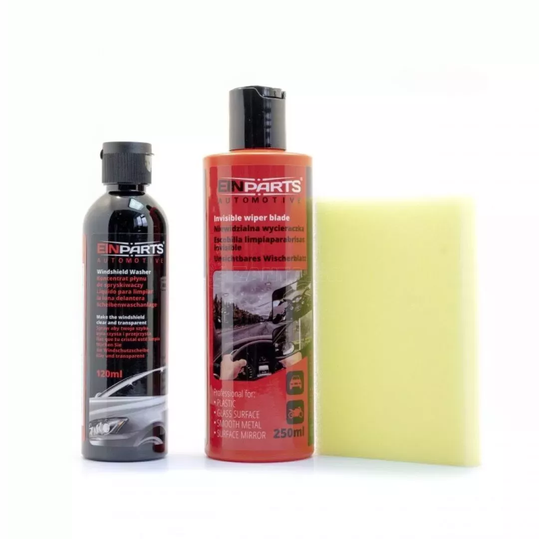 Einparts ΥΓΡΟ ΑΠΩΘΗΤΙΚΟ ΒΡΟΧΗΣ ΕΠΑΓΓΕΛΜΑΤΙΚΟ 250ML + ΣΥΜΠΥΚΝΩΜΕΝΟ ΚΑΘΑΡΙΣΤΙΚΟ ΠΑΡΜΠΡΙΖ INVISIBLE WIPER EINPARTS - 1 σετ. EPDIYIWP/EIN