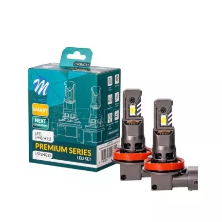 M-tech ΛΑΜΠEΣ LED H11 12V 6.000K 35W 4.000lm LED CANBUS CSP3570 PREMIUM SMART SERIES M-TECH - 2 ΤΕΜ. LSPSNG11/MT 