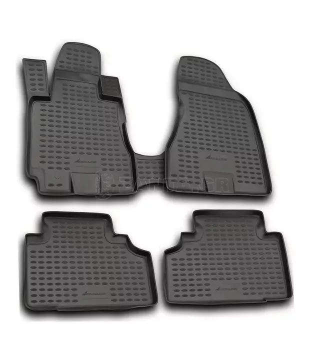 ΜΑΡΚΕ ΠΑΤΑΚΙΑ ΣΕ ΣΚΑΦΗ TPE ΛΑΣΤΙΧΟ ΓΙΑ HYUNDAI TUCSON 04/2004-02/2010 ΣΕ ΑΝΘΡΑΚΙ ΣΚΟΥΡΟ ΓΚΡΙ ΧΡΩΜΑ NOVLINE - 4 ΤΕΜ.