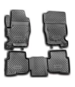 ΜΑΡΚΕ ΠΑΤΑΚΙΑ ΣΕ ΣΚΑΦΗ TPE ΛΑΣΤΙΧΟ ΓΙΑ LAND ROVER DISCOVERY 4 09/2009-2016  ΣΕ ΑΝΘΡΑΚΙ ΣΚΟΥΡΟ ΓΚΡΙ ΧΡΩΜΑ NOVLINE - 4 ΤΕΜ. 