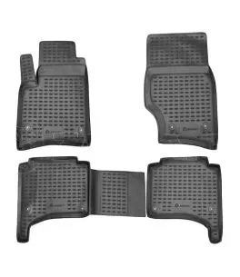 ΜΑΡΚΕ ΠΑΤΑΚΙΑ ΣΕ ΣΚΑΦΗ TPE ΛΑΣΤΙΧΟ ΓΙΑ VW TOUAREG 01/2003-04/2010  ΣΕ ΑΝΘΡΑΚΙ ΣΚΟΥΡΟ ΓΚΡΙ ΧΡΩΜΑ NOVLINE - 4 ΤΕΜ. 