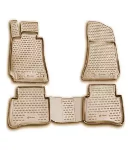 ΜΑΡΚΕ ΠΑΤΑΚΙΑ ΣΕ ΣΚΑΦΗ TPE ΛΑΣΤΙΧΟ ΓΙΑ MERCEDES E CLASS W212 2009-2016  ΣΕ ΜΠΕΖ ΧΡΩΜΑ NOVLINE - 4 ΤΕΜ. 