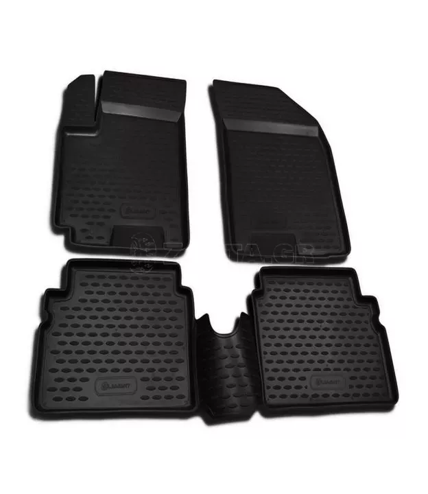 ΜΑΡΚΕ ΠΑΤΑΚΙΑ ΣΕ ΣΚΑΦΗ TPE ΛΑΣΤΙΧΟ ΓΙΑ CHEVROLET AVEO 5D 2003-2011 ΣΕ ΜΑΥΡΟ ΧΡΩΜΑ NOVLINE - 4 ΤΕΜ.