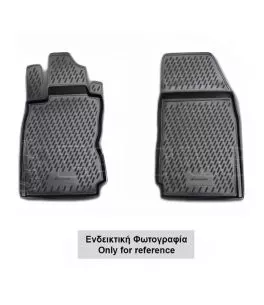 ΜΑΡΚΕ ΠΑΤΑΚΙΑ ΣΕ ΣΚΑΦΗ TPE ΛΑΣΤΙΧΟ ΓΙΑ HYUNDAI H1 2007+  ΣΕ ΜΑΥΡΟ ΧΡΩΜΑ NOVLINE - 2 ΤΕΜ. 